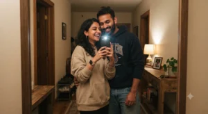 Couple Mirror Selfie Aesthetic