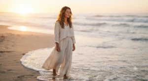 Golden Hour Beach Shot