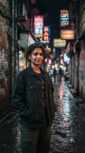 Late Night Neon Alley