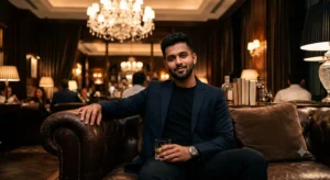 Luxury Hotel Lounge Evening Vibe