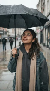 Monsoon Umbrella Aesthetic Shot