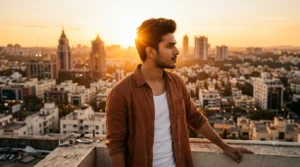 Rooftop Golden Hour Skyline
