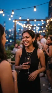 Trending Rooftop Party Shot